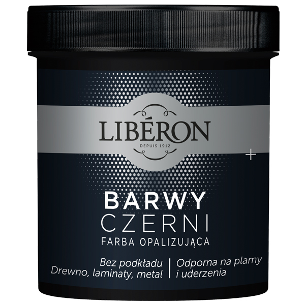 Farba barwy czerni - puszka